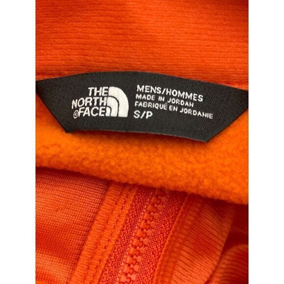 The North Face Men Orange Zip Front Long Sleeve Jacket Size S - Picture 8 of 9